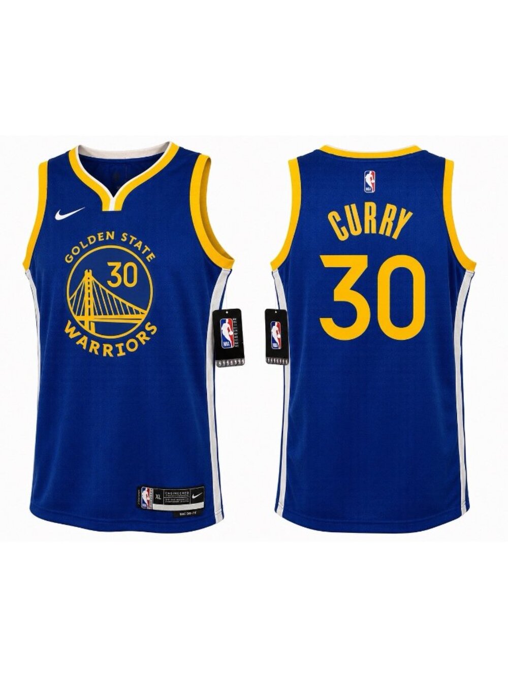 Nike Stephen Curry #30 Golden State Warriors Dri-FIT Jersey Youth XL 18-20 NWT